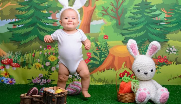 Ensaio de páscoa para bebê